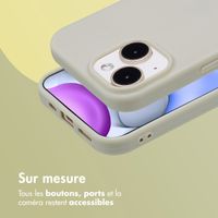 imoshion Coque Couleur Apple iPhone 15 - Gris