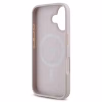 Guess Coque 4G Metal Logo MagSafe Apple iPhone 16 - Rose
