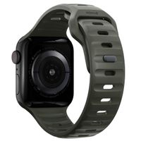 Nomad Bracelet Sport FKM Apple Watch Series 1 t/m 9 / SE (38/40/41 mm) | Series 10 / 11 (42 mm) - Ash Green