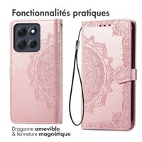 imoshion Etui de télephone Mandala Motorola Moto G86 Power - Rose Doré