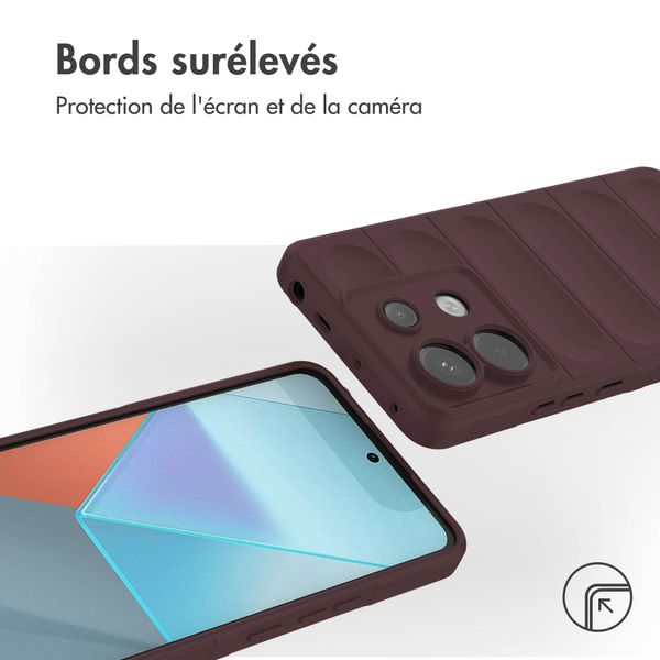 imoshion Coque arrière EasyGrip Xiaomi Redmi Note 13 Pro (5G) - Aubergine