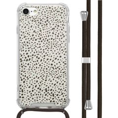 imoshion Coque Design avec cordon Apple iPhone SE (2022 / 2020) / 8 / 7 - Desert Dots
