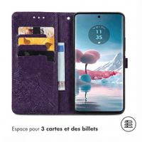 imoshion Etui de télephone Mandala Motorola Edge 40 Neo - Violet