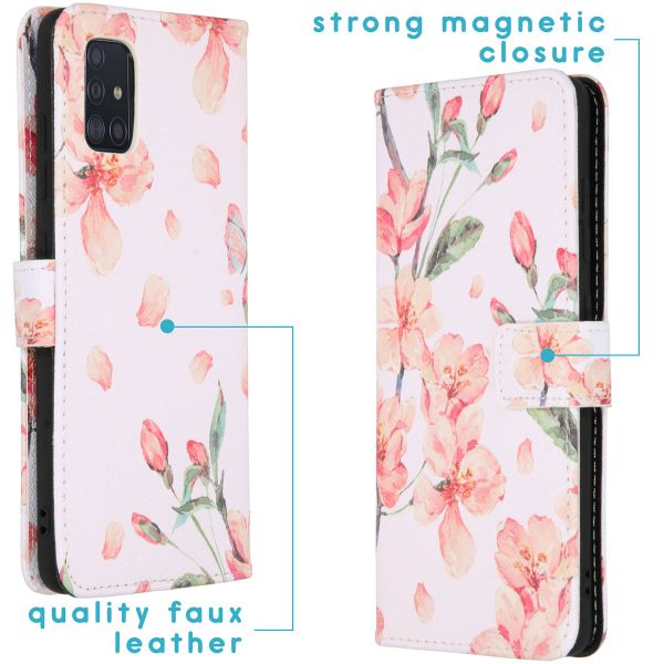 imoshion Coque silicone design Samsung Galaxy A51 - Blossom Watercolor