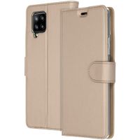 Accezz Étui de télephone Wallet Samsung Galaxy A42 - Doré
