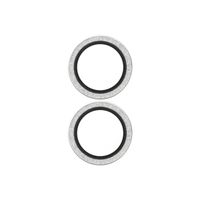PanzerGlass Protection Caméra Hoops Optic Rings Apple iPhone 17 - Argent Pailleté