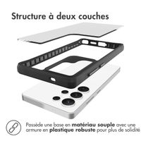 imoshion Rugged Hybrid Carbon Case Samsung Galaxy S25 Ultra - Noir