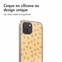 imoshion Coque design pour iPhone 15 - Sunny Yellow Petite Flowers