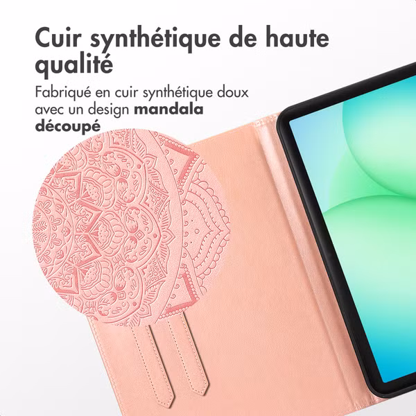 imoshion Coque tablette Samsung Galaxy Tab A11 Plus - Rose Gold