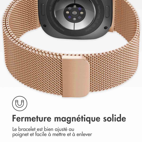 imoshion Bracelet magnétique milanais Samsung Galaxy Watch Ultra (2024/2025) - Rose Doré