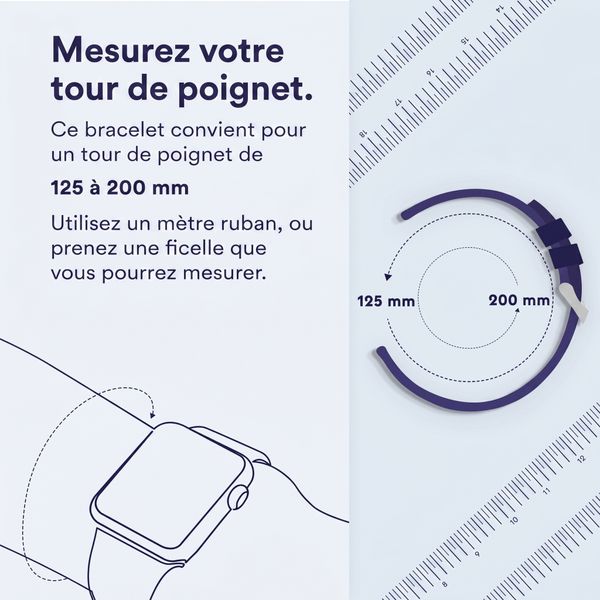 Garmin Bracelet silicone  - Connexion Garmin 20 mm - Black / Slate