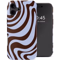 Selencia Coque arrière Vivid Apple iPhone 16 - Dream Swirl Chocolate