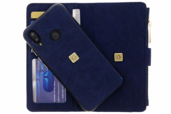 Porte-monnaie de luxe Huawei P20 Lite - Blue foncé