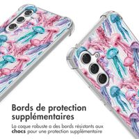 imoshion Coque Design avec cordon Samsung Galaxy A54 (5G) - Jellyfish Watercolor