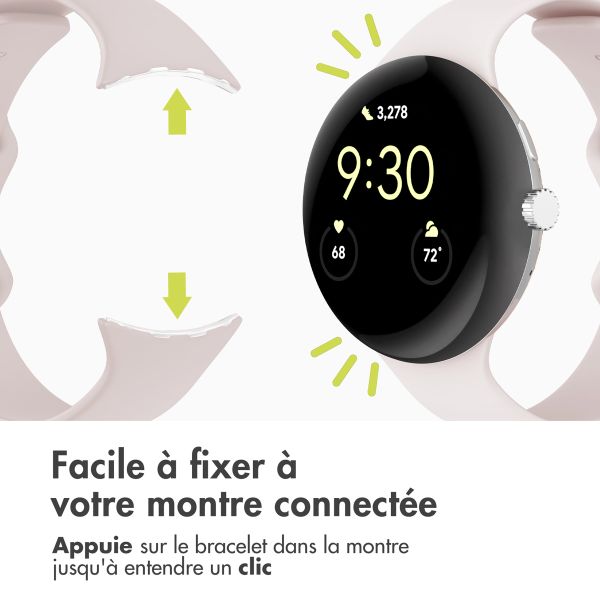 imoshion Bracelet en silicone⁺ Google Pixel Watch 3 / 4 (45 mm) - Taille L - Rose