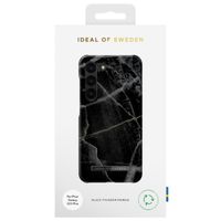 iDeal of Sweden Coque Fashion Samsung Galaxy S23 Plus - Black Thunder Marble