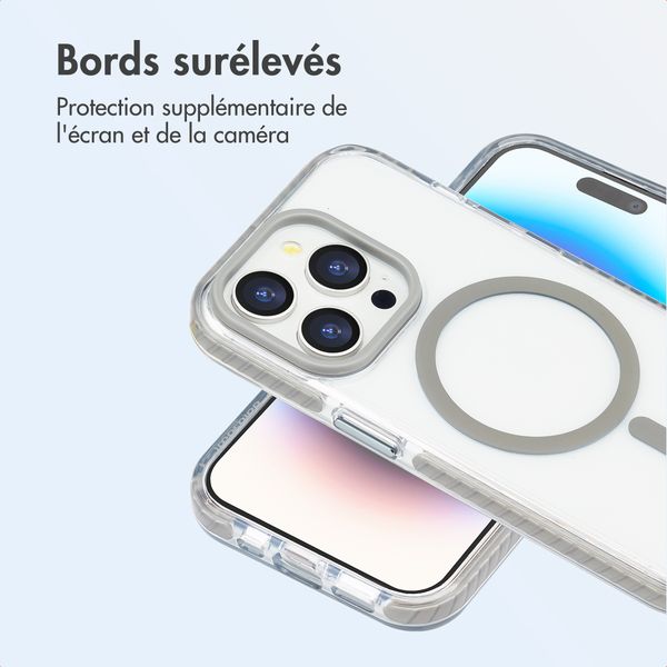 imoshion Coque Combat MagSafe Apple iPhone 14 Pro - Gris