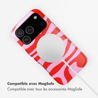Selencia Coque arrière Vivid avec MagSafe Apple iPhone 17 Pro - Dream Swirl Pink