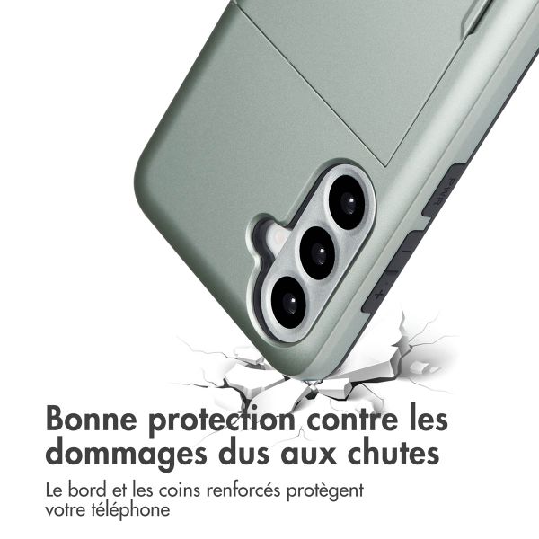imoshion Coque arrière avec porte-cartes Samsung Galaxy A36 / A56 - Vert