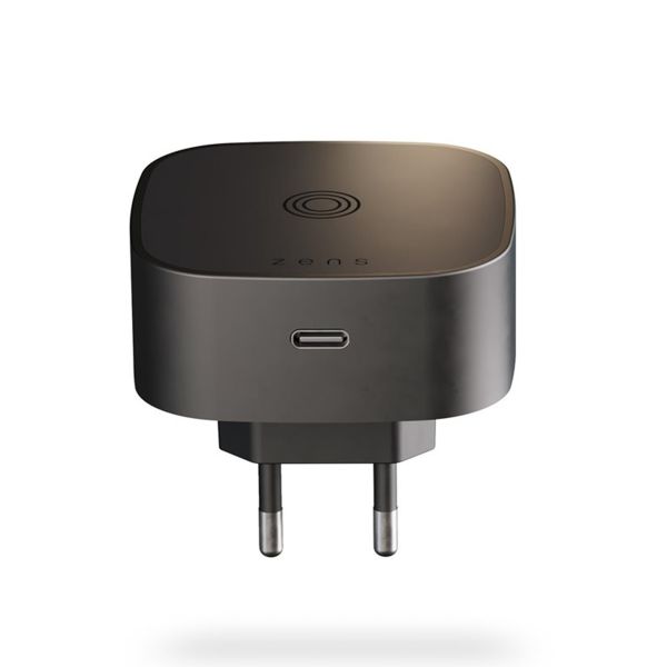 Zens Adaptateur de charge sans fil magnétique | Compatible avec MagSafe et Qi2 - Noir