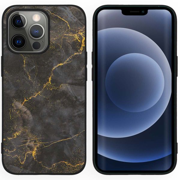 imoshion Coque Design Apple iPhone 13 Pro - Black Marble