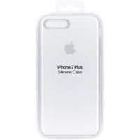 Apple Coque en silicone Apple iPhone 8 Plus / 7 Plus - Blanc