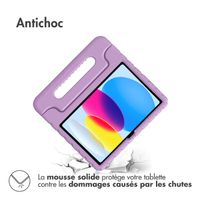 imoshion Coque kidsproof avec poignée iPad 11 (2025) 11 pouces / iPad 10 (2022) 10.9 pouces - Lila