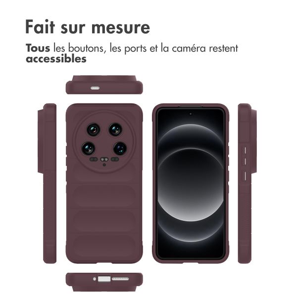 imoshion Coque arrière EasyGrip Xiaomi 14 Ultra - Aubergine