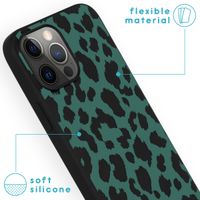 imoshion Coque Design Apple iPhone 13 Pro Max - Léopard - Noir / Vert
