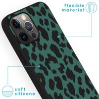 imoshion Coque Design iPhone 13 Pro Max - Léopard - Noir / Vert