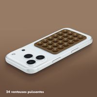 Selencia Pack de 2 Supports de téléphone à ventouse - Mocha Brown