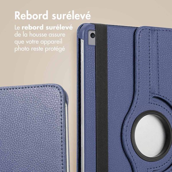 imoshion Coque tablette rotatif à 360° Apple iPad Air 3 (2019) / Pro 10.5 (2017) - Bleu foncé