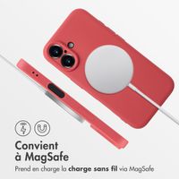 imoshion Coque Couleur avec MagSafe iPhone 16 - Dusty Rose