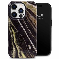 Selencia Coque arrière Vivid Apple iPhone 14 Pro - Chic Marble