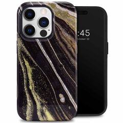 Selencia Coque arrière Vivid Tough iPhone 14 Pro - Chic Marble