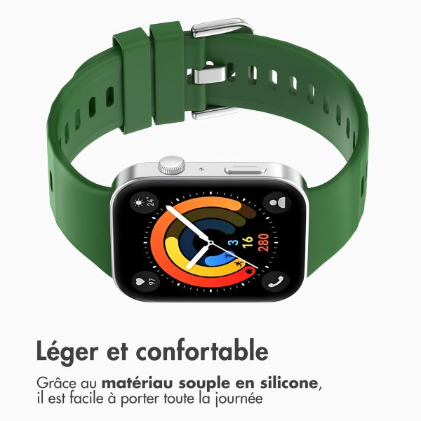 imoshion Bracelet en silicone pour Huawei Watch Fit 3 - Vert