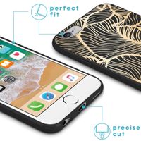 imoshion Coque Design iPhone 6 / 6s - Feuilles / Noir