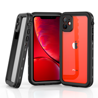 Redpepper Coque imperméable Dot Plus iPhone 11 - Noir