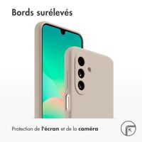 Accezz Coque Liquid Silicone Samsung Galaxy A26 - Stone