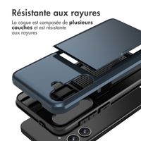 imoshion Coque arrière avec porte-cartes Samsung Galaxy S24 Plus - Bleu foncé