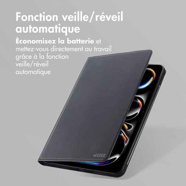Accezz Coque tablette Classic Apple iPad Pro 11 (2025) M5 / (2024) M4 - Noir