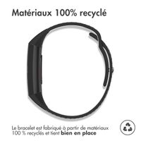 imoshion Bracelet sportif en silicone Fitbit Charge 3 / 4 - Noir / Blanc