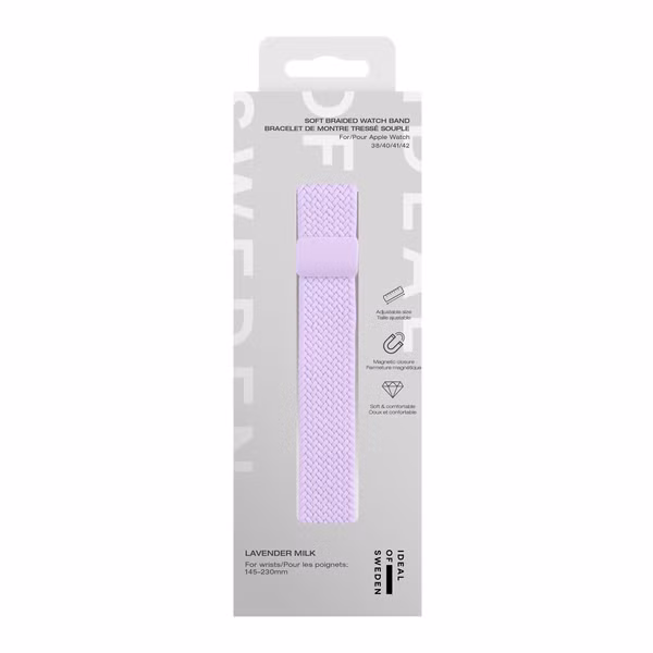 iDeal of Sweden Soft Braid Watch Band Apple Watch | 38/40/41/42 mm - Lavender Milk