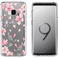 imoshion Coque Design Samsung Galaxy S9 - Fleur - Rose