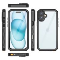 Redpepper Coque imperméable Dot Plus iPhone 16 Plus - Noir