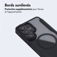 imoshion Bookcase transparente avec MagSafe Samsung Galaxy S26 Ultra - Noir