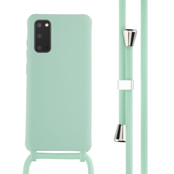 imoshion ﻿Coque en silicone avec cordon Samsung Galaxy S20 - Menthe verte