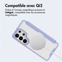 imoshion Bookcase transparente avec MagSafe Samsung Galaxy S26 Ultra - Lilas