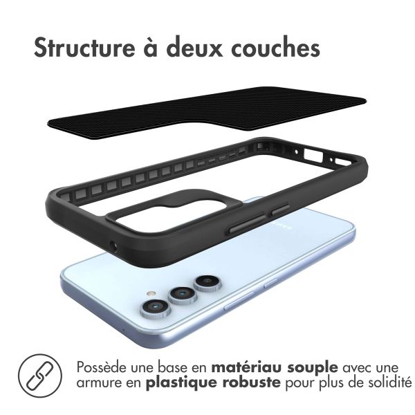 imoshion Rugged Hybrid Carbon Case Samsung Galaxy A54 (5G) - Noir