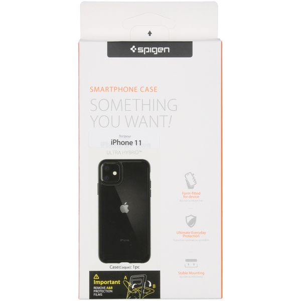 Spigen Coque Ultra Hybrid iPhone 11 - Noir